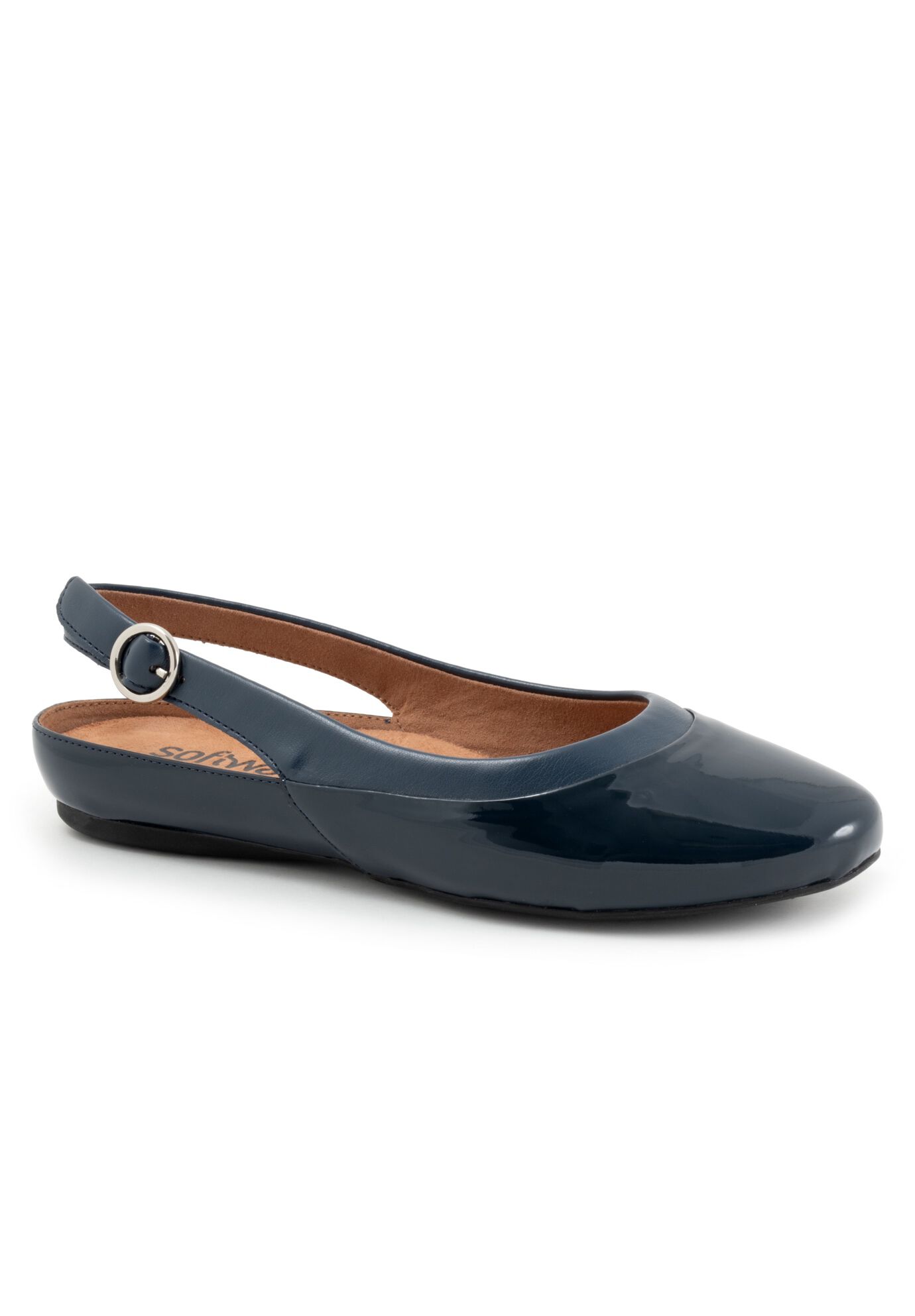 Sheffield Slingback, NAVY PATENT, hi-res image number 0