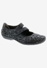 Chelsea Mary Jane Flat, BLACK JACQUARD LEATHER, hi-res image number null
