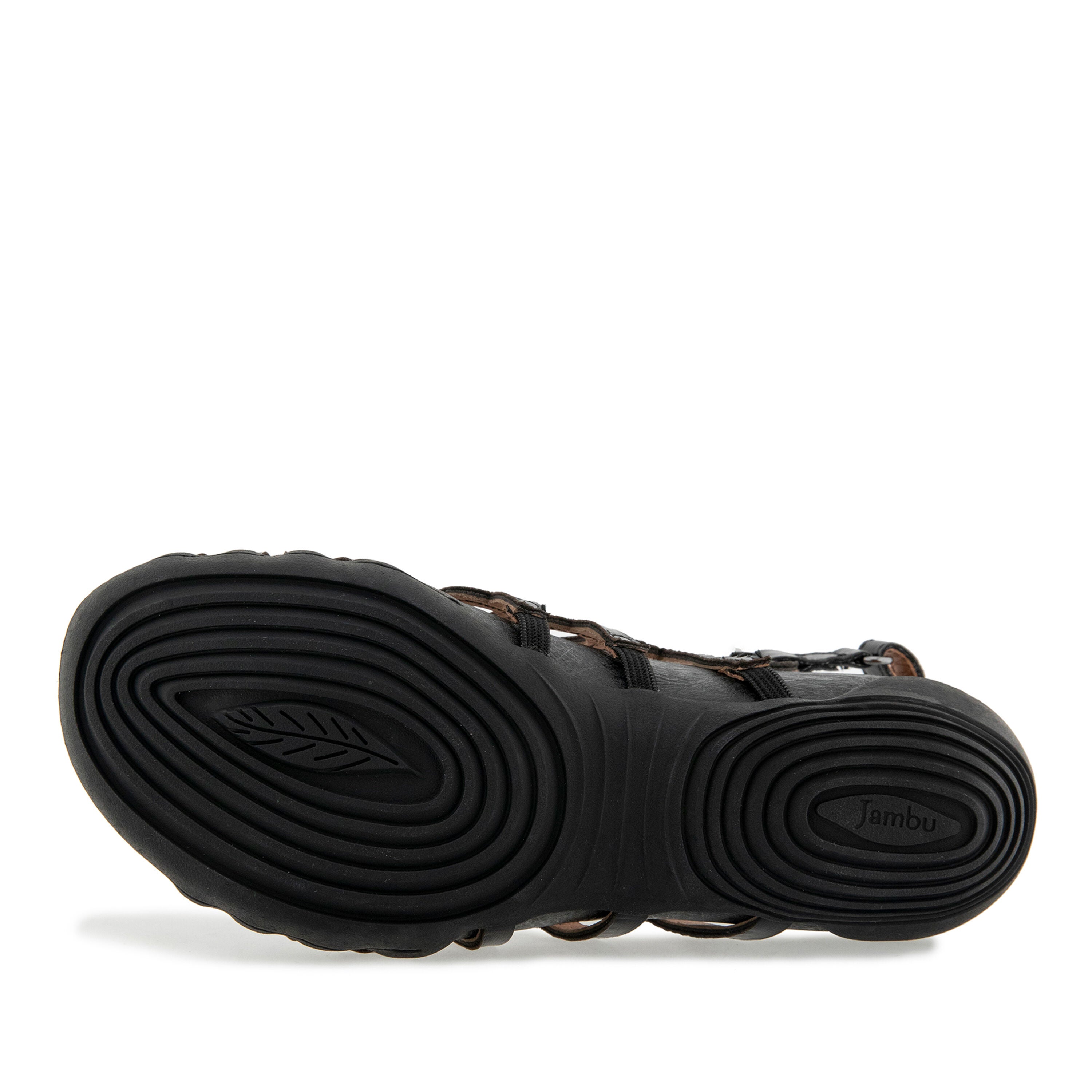 Miriam Casual Flat Sandal, OIL BLACK, alternate image number 5