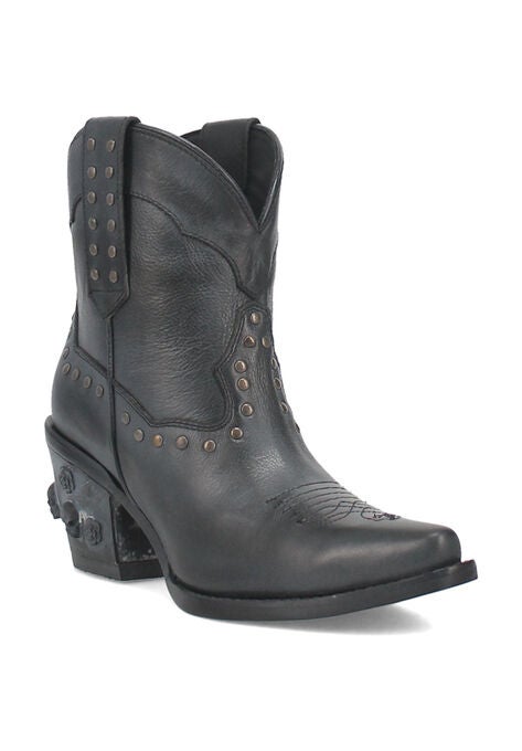 Trick R Treat Western Bootie, BLACK, hi-res image number null