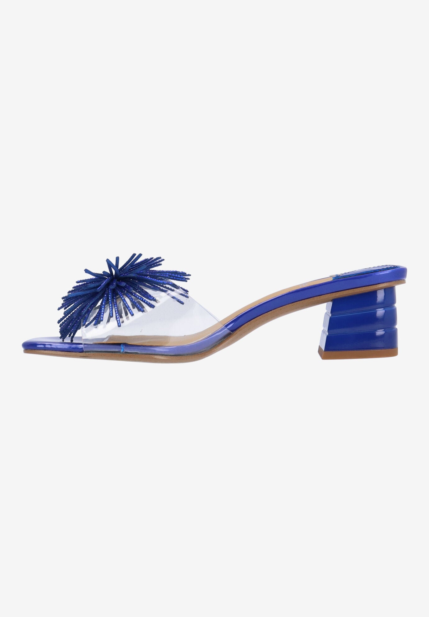 Ozara Slip-On Sandal, CLEAR ROYAL, alternate image number 5
