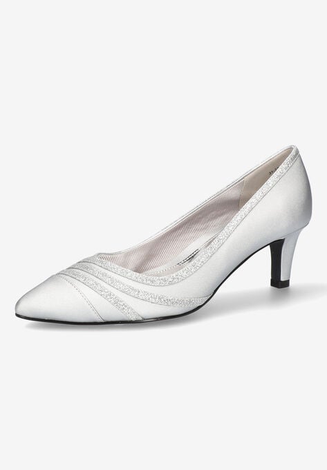 Nobel Pump, SILVER SATIN, hi-res image number null