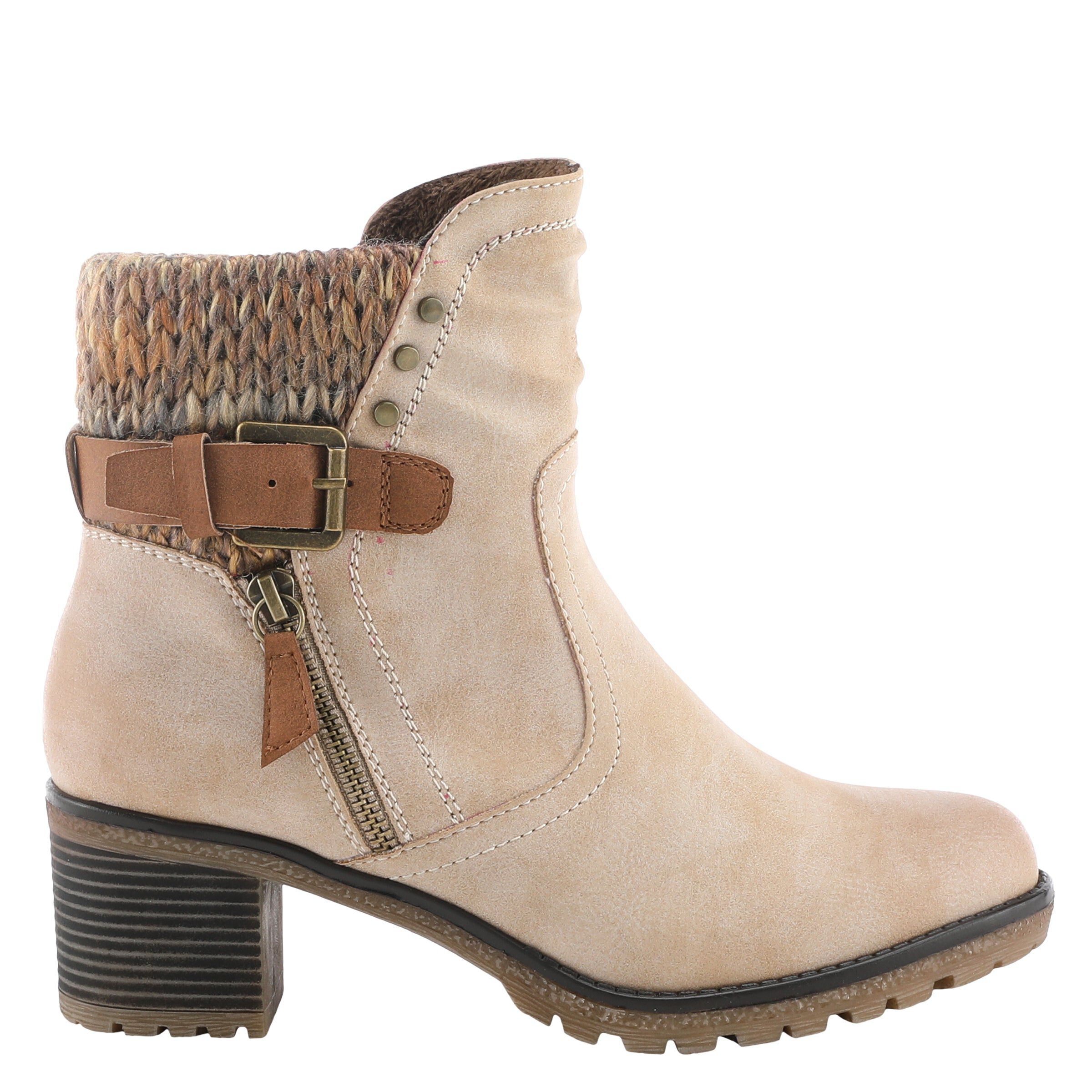 Rene Booties, LIGHT BEIGE, alternate image number 4