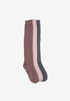3 Pair Pack Knee High Socks
