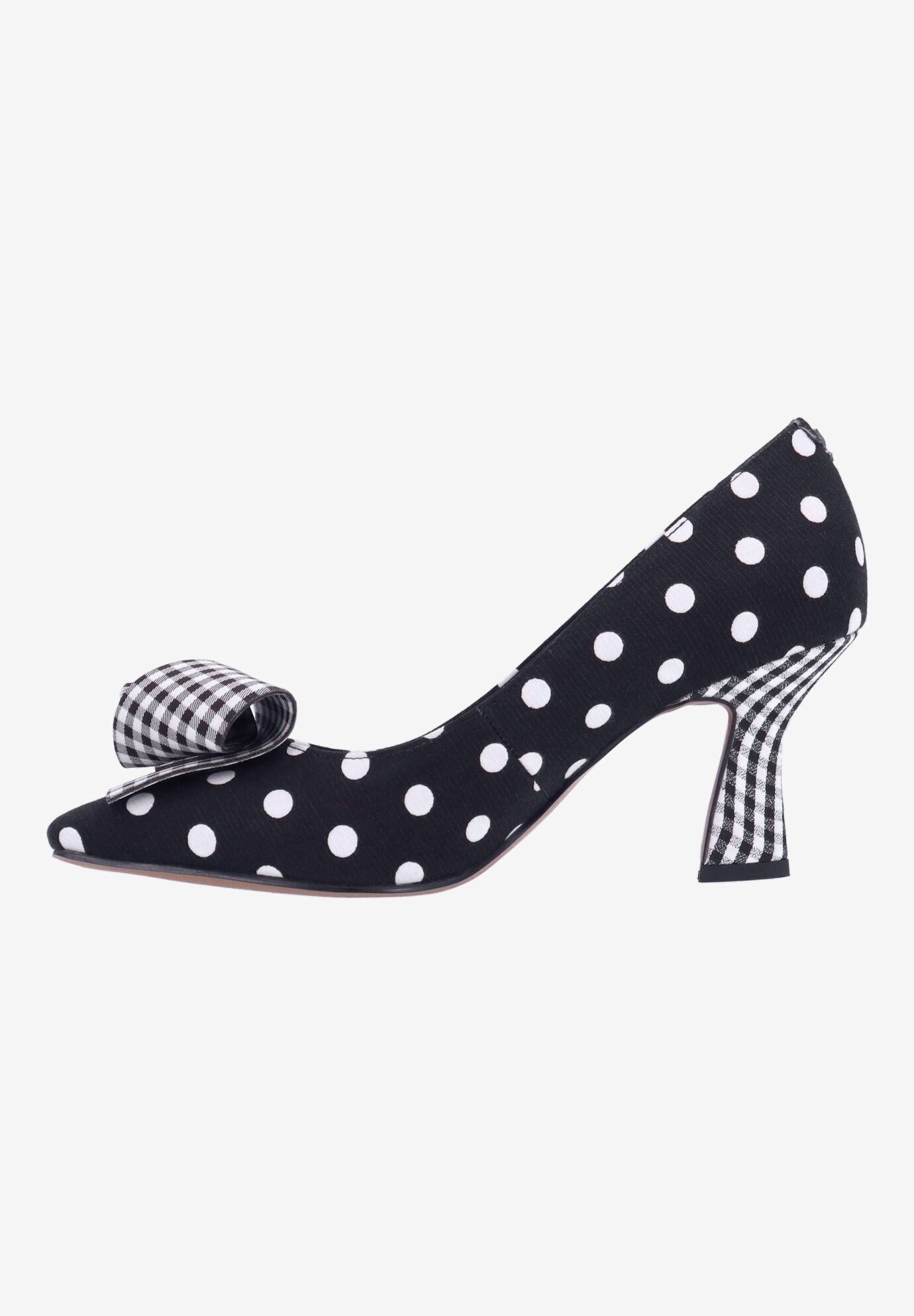 Karali Slip On Pump, BLACK WHITE, alternate image number 5
