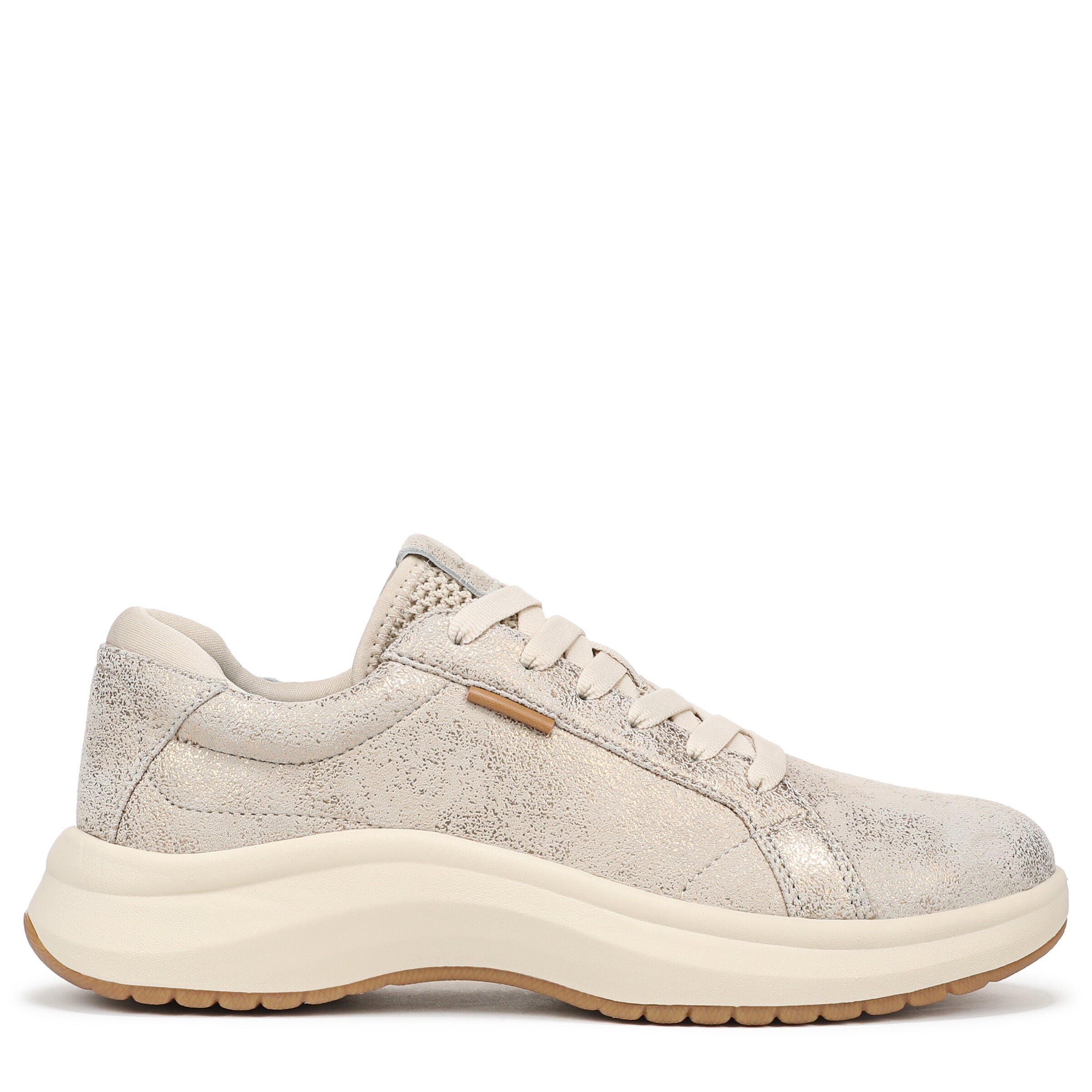 Feel Good Lace Up Sneaker, GOLD, alternate image number 3