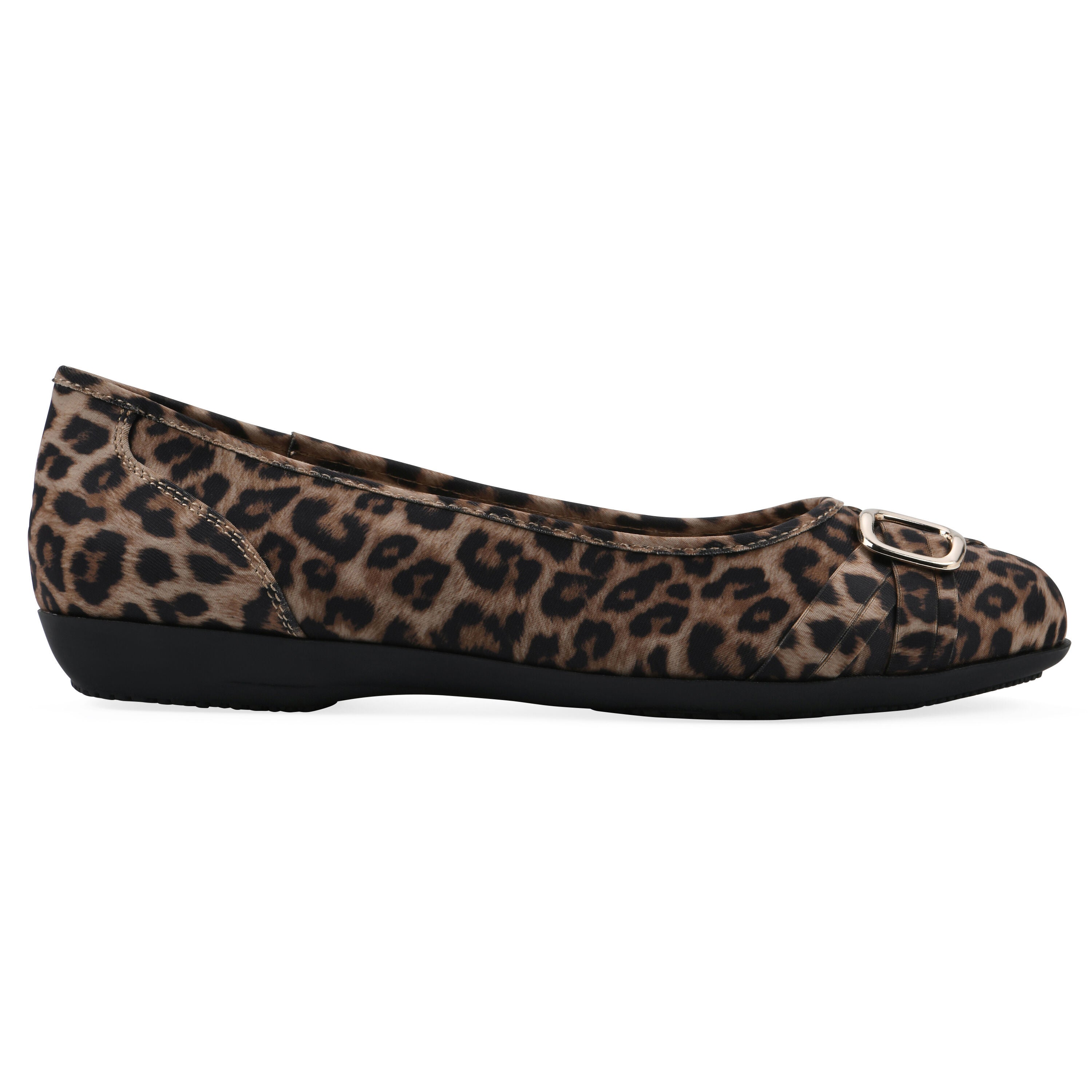 Calming Ballet Flat, TAN LEOPARD NYLON, alternate image number 2