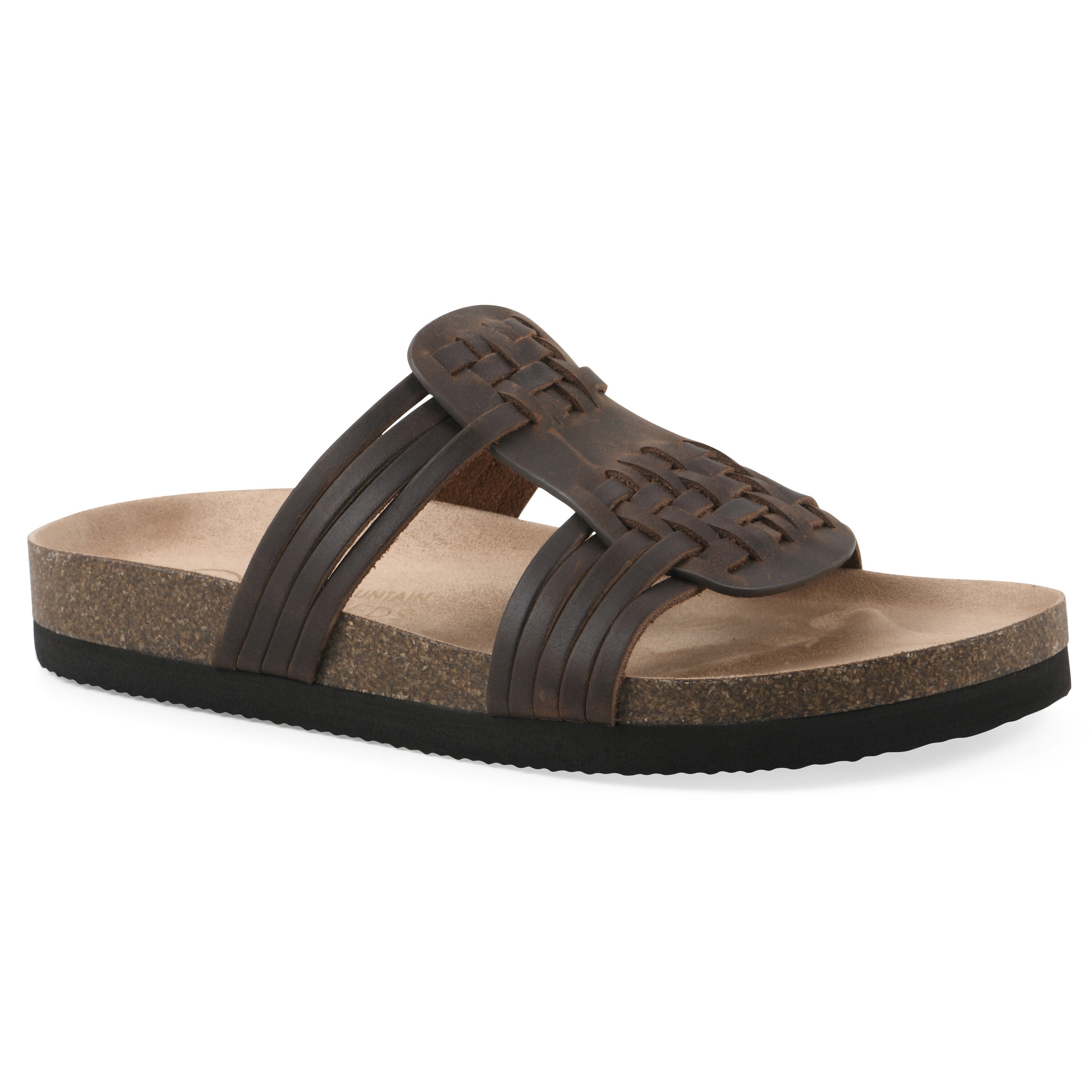 Halicore Footbeds Sandal, BROWN LEATHER, hi-res image number 0