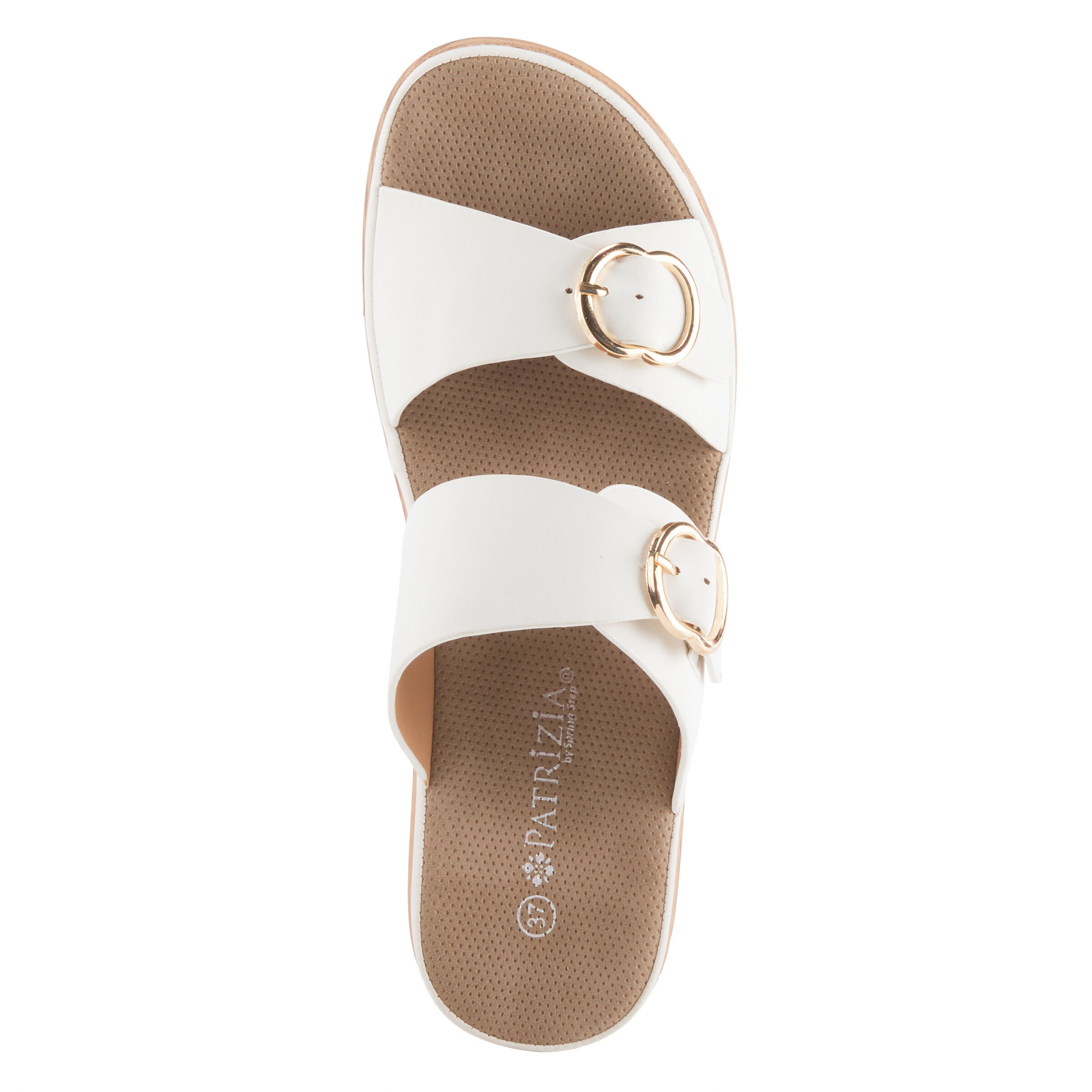 Shaniho Slide Sandal, WHITE, alternate image number 3