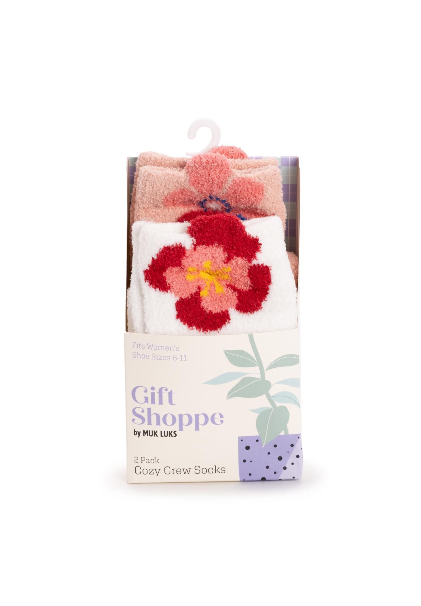 Women'S 2 Pack Boxed Cozy Crew Socks, , alternate image number 2