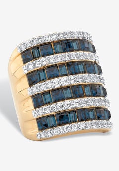 Colorful Cocktail Rings For Plus Size Style