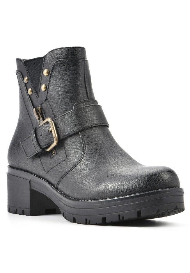 Rufus Bootie, BLACK SMOOTH, hi-res image number null