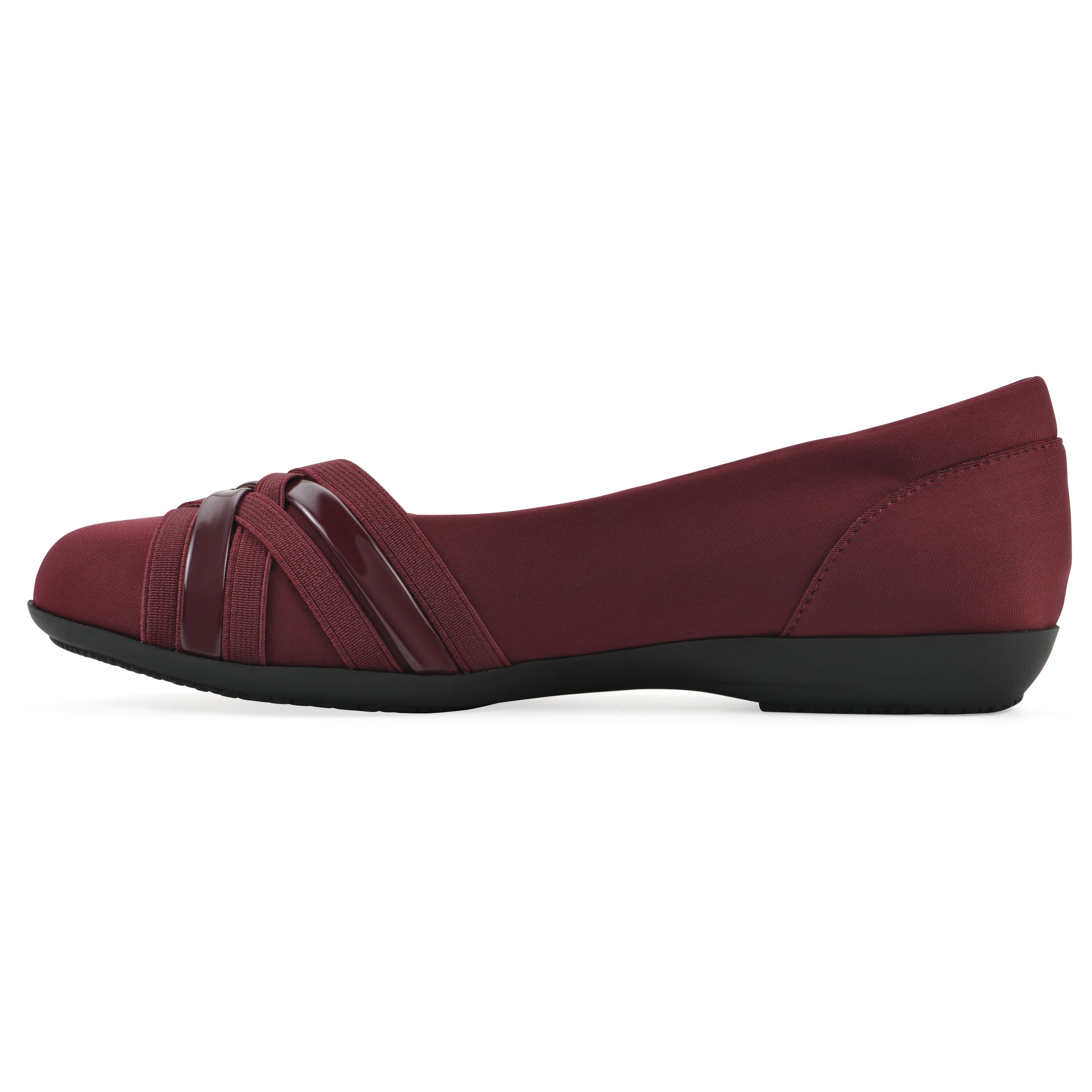 Chic Ballet Flat, DARK BURGUNDY, alternate image number 3
