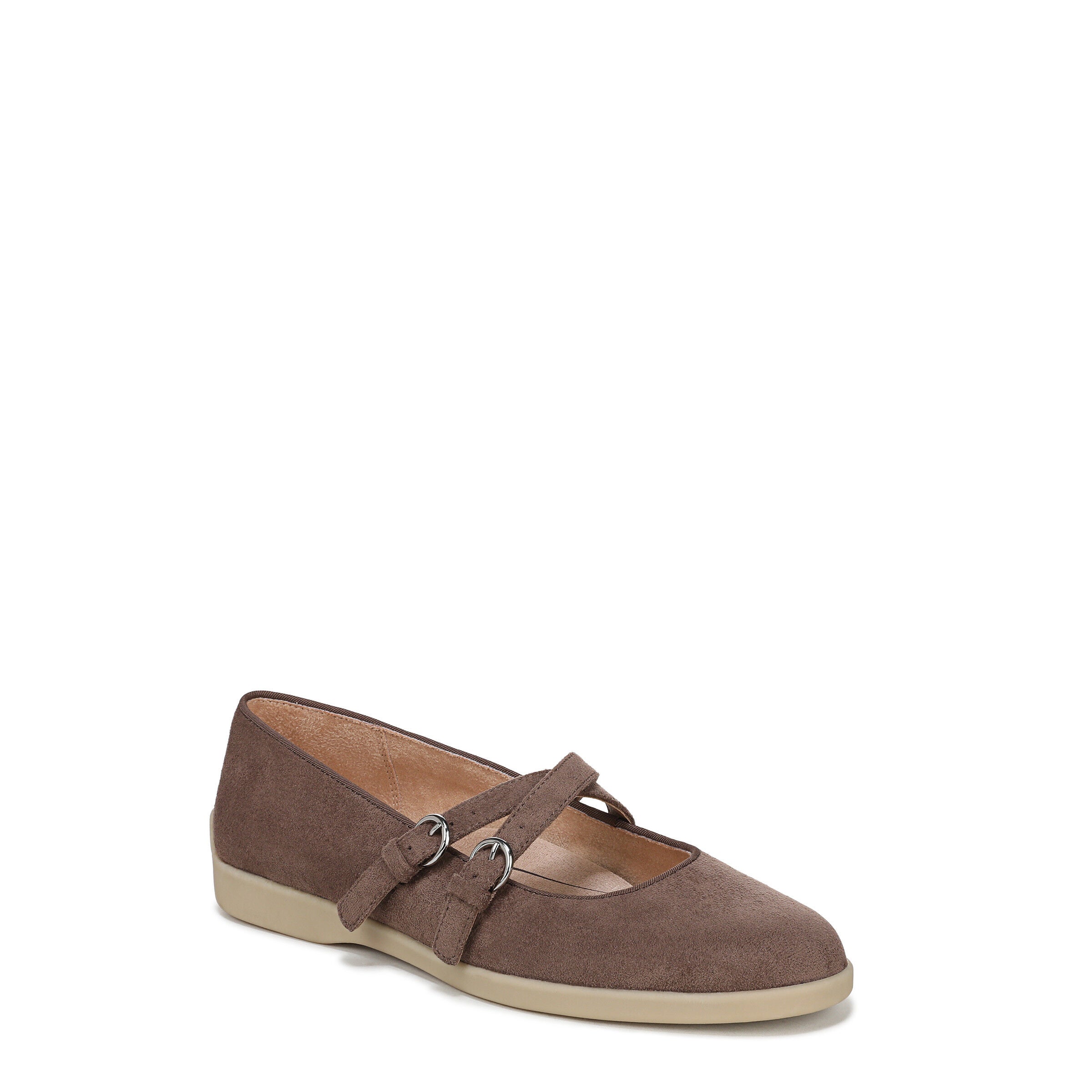 Marnie Mary Jane Flat, MOCHA BROWN SUEDE, hi-res image number 0
