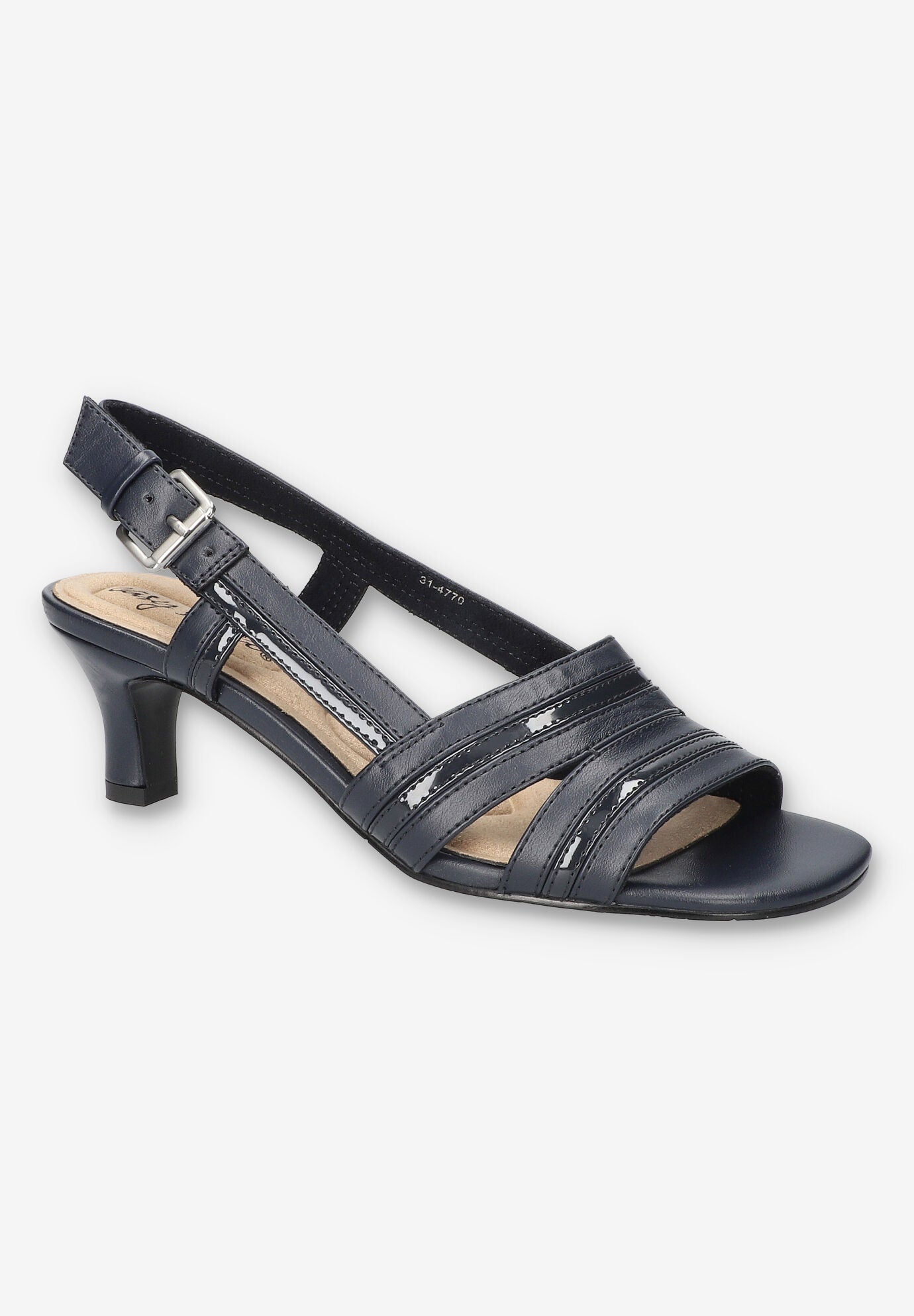 Meghan Slingback Heeled Sandal, NAVY, hi-res image number 0
