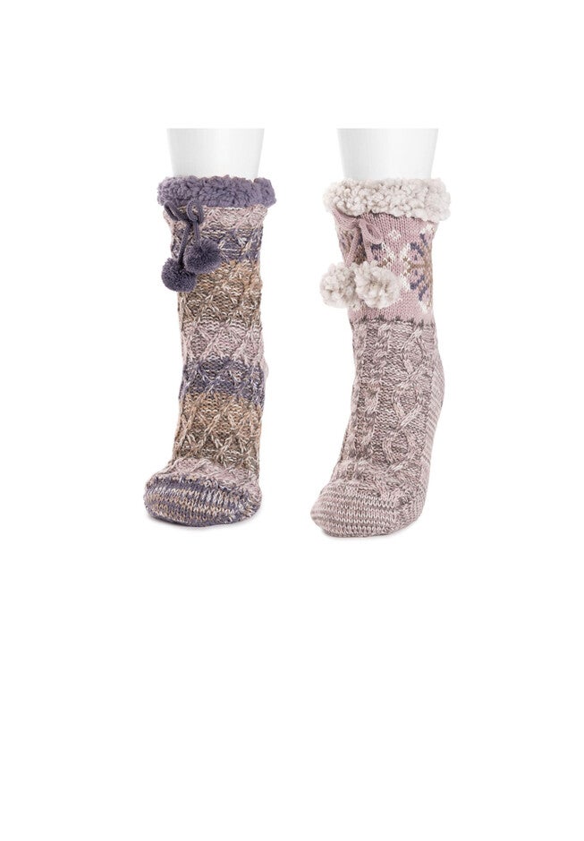 Cabin Tall Slippers Socks, , alternate image number 3
