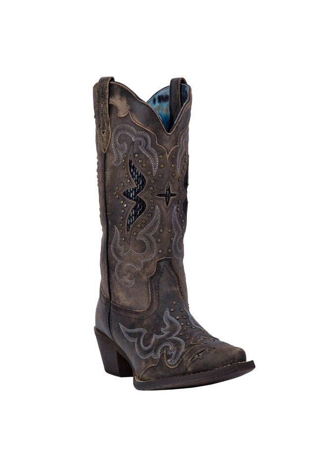 Lucretia Wide Calf Boots, BLACK TAN, hi-res image number null