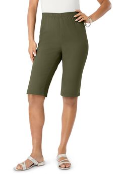 Plus Size Comfort Stretch Bermuda Jean Short