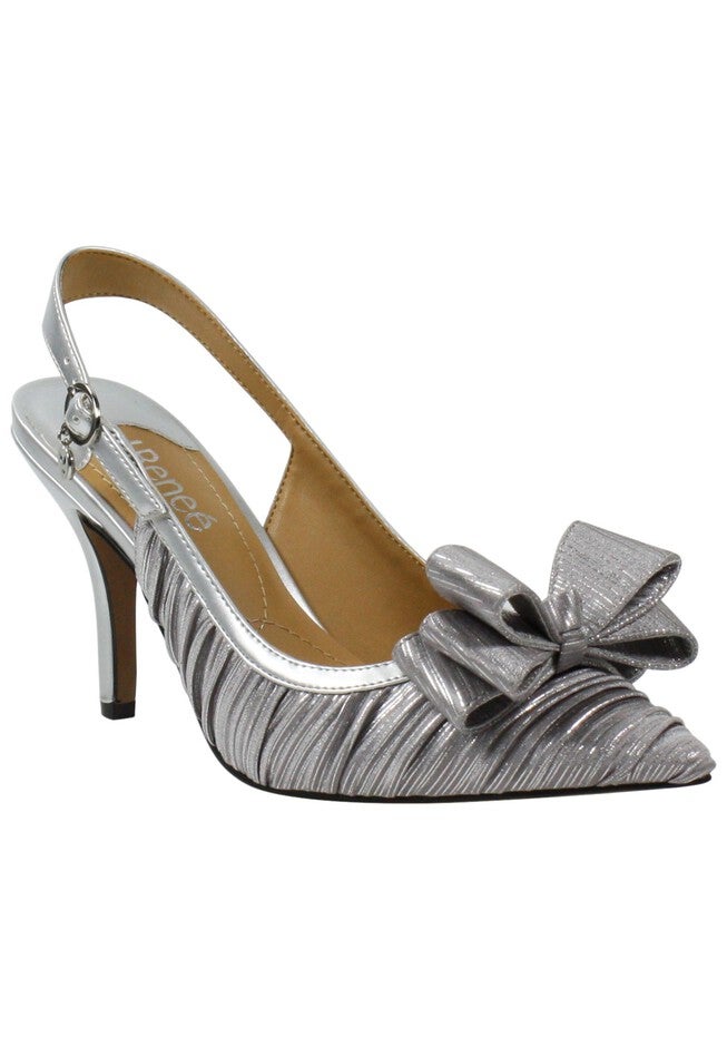 Chrise Slingback Pump by J. Renee®, GRAY SILVER, hi-res image number null