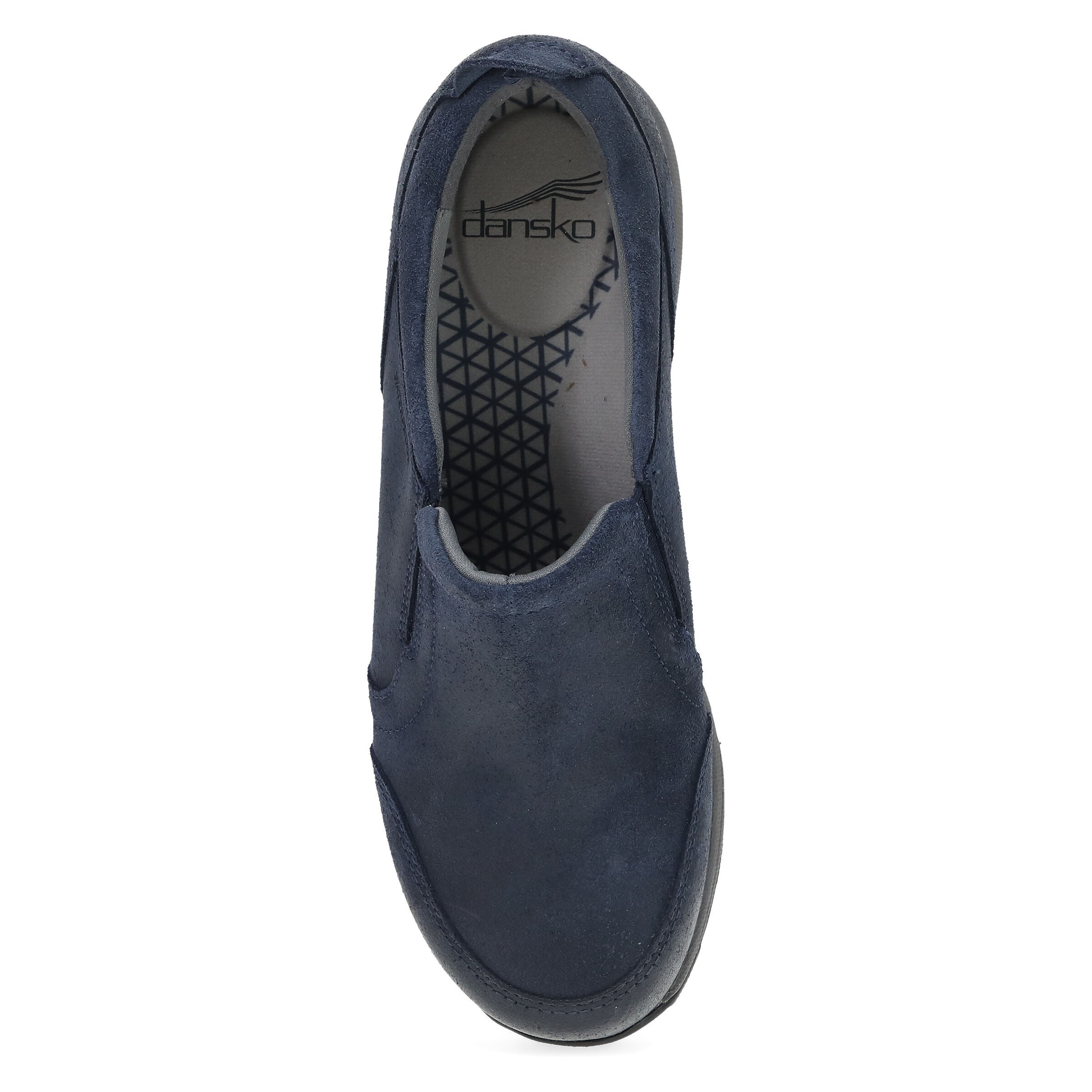 Pippy Navy Waterproof Suede Slip On, NAVY, alternate image number 5