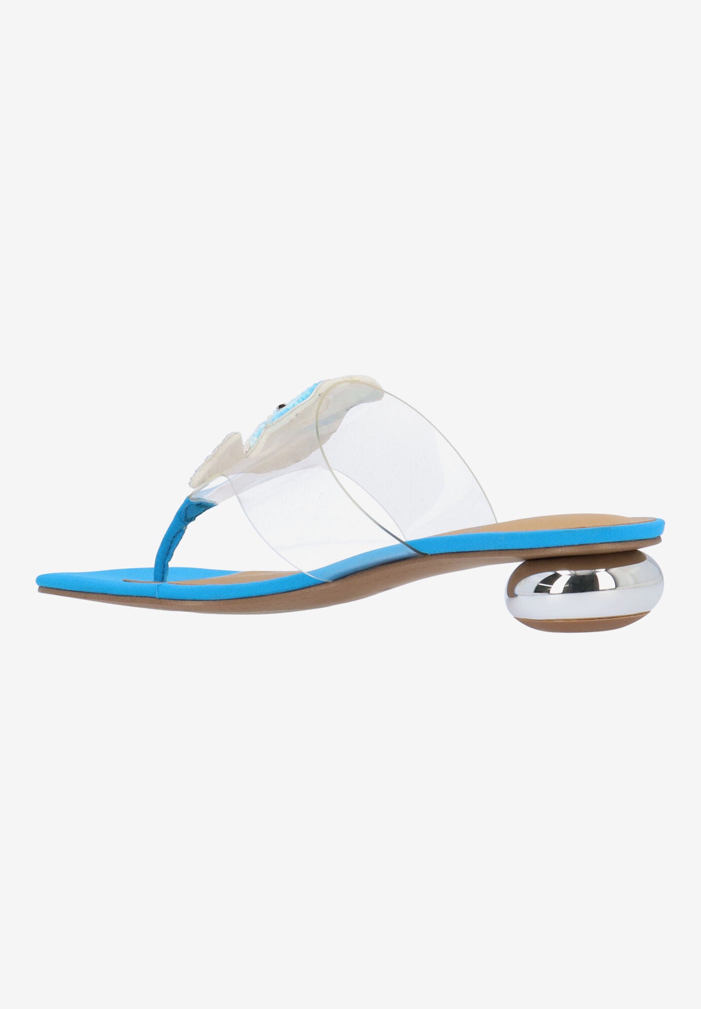 Dolphi Thong Sandal, CLEAR BLUE, on-hover image number 1
