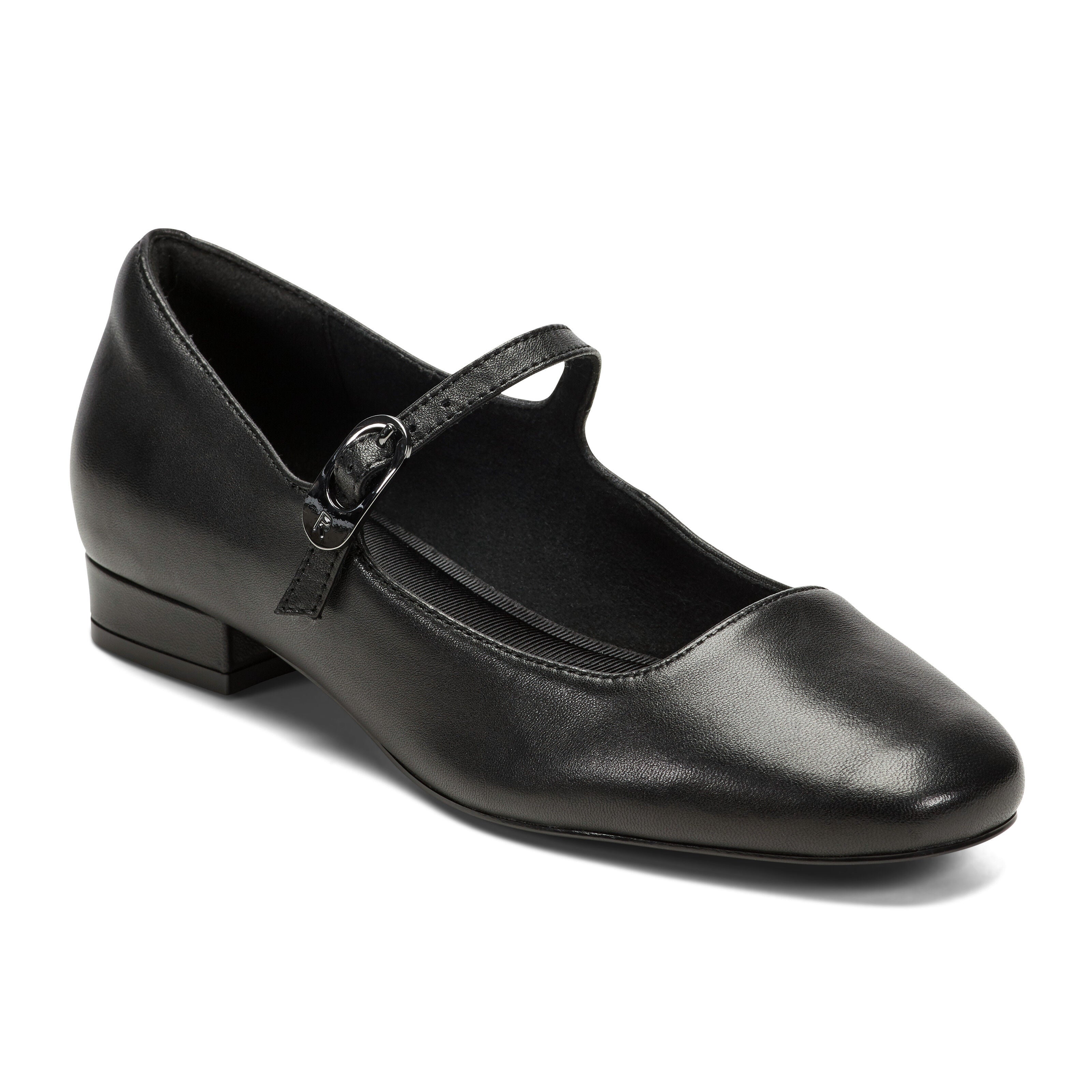 Niya Mary Jane Square Toe Dress Flats, BLACK, hi-res image number 0