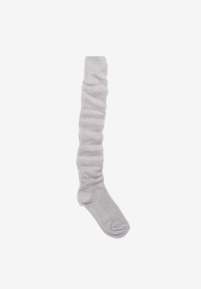 Over The Knee Slouchy Socks, MEDIUM GREY HEATHER, hi-res image number null