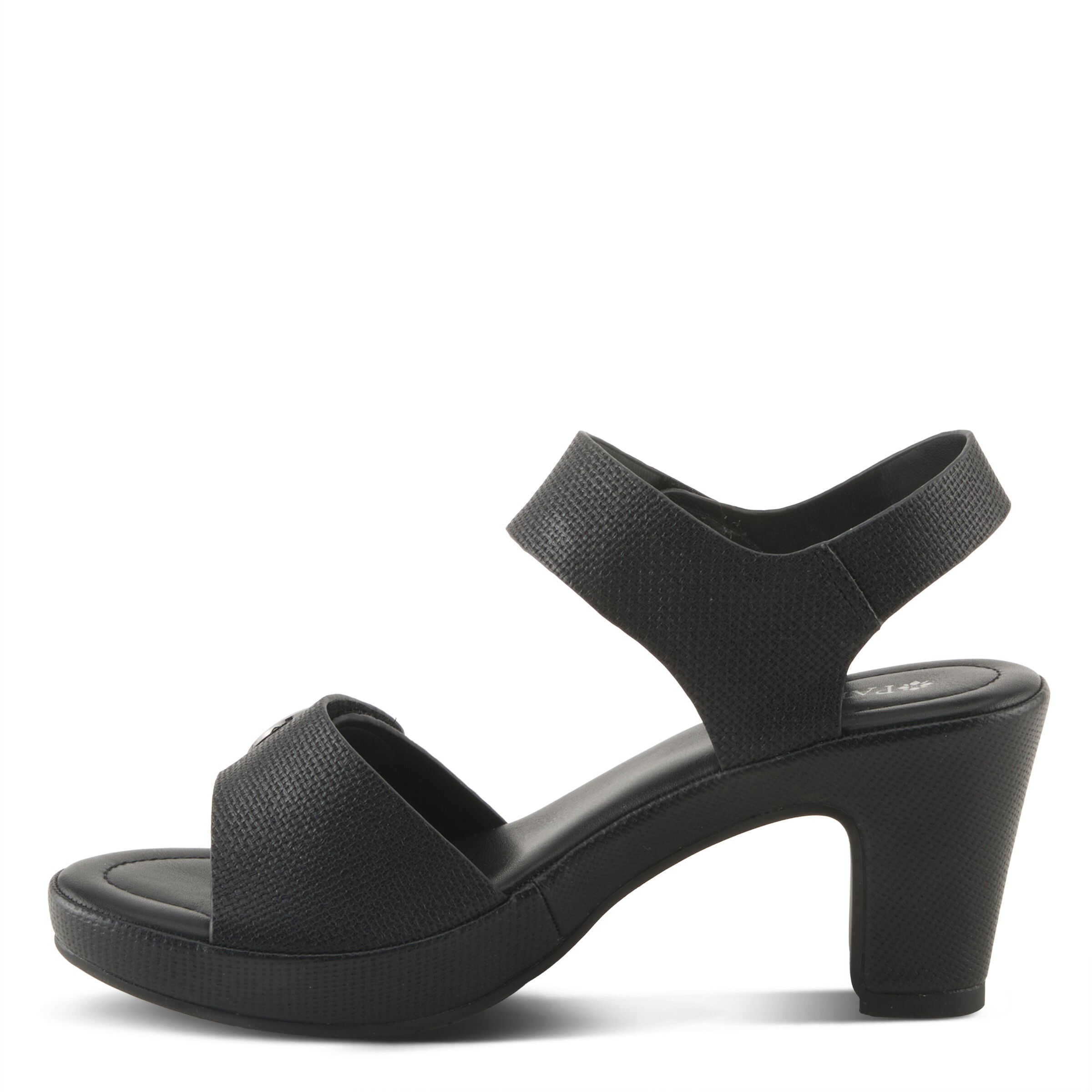 Dade-Woven Sandal, BLACK, alternate image number 2