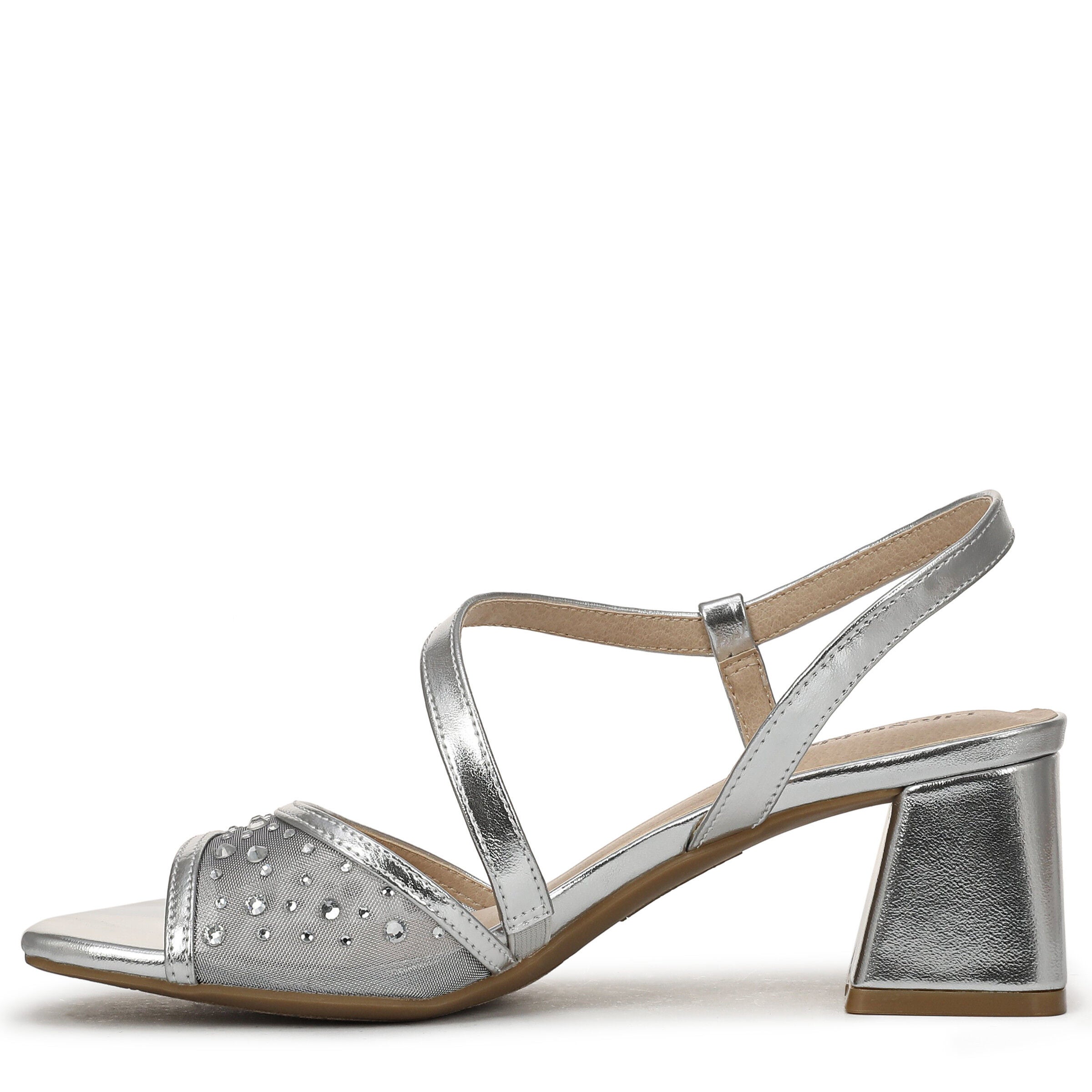 Cheyenne Slingback Sandal, SILVER, alternate image number 5