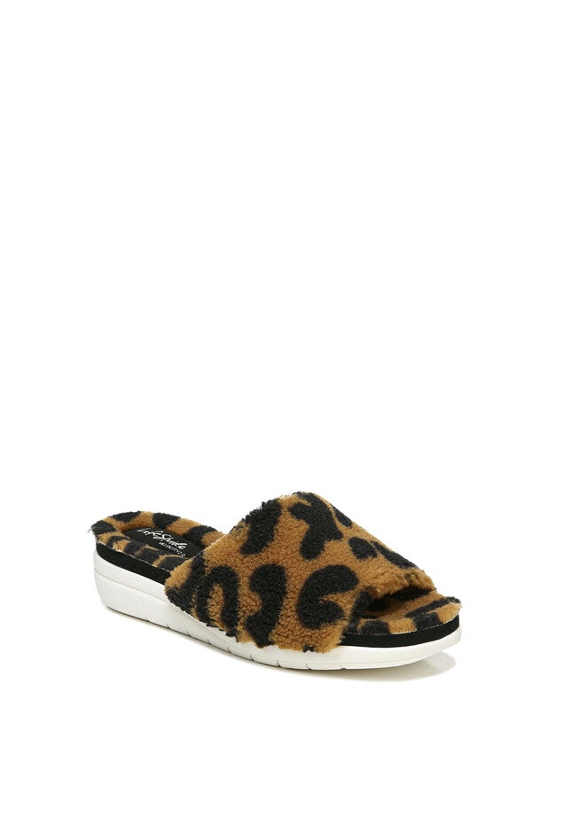 Plushslipper Slipper, TAN LEOPARD, hi-res image number 0