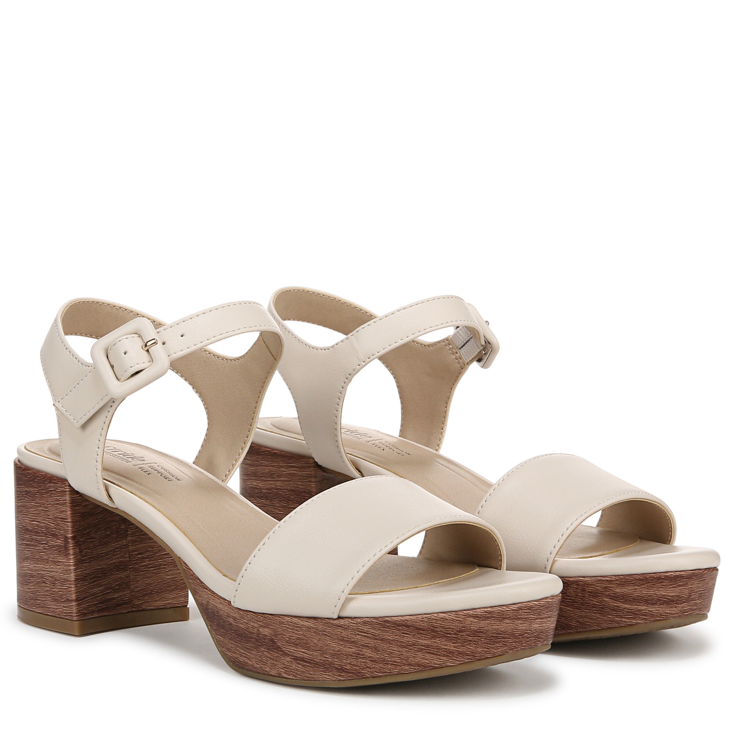 Rhythmn Block Heel Sandal, CREME BEIGE, alternate image number 2
