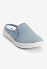 The Camellia Slip On Sneaker Mule, LIGHT DENIM, hi-res image number null