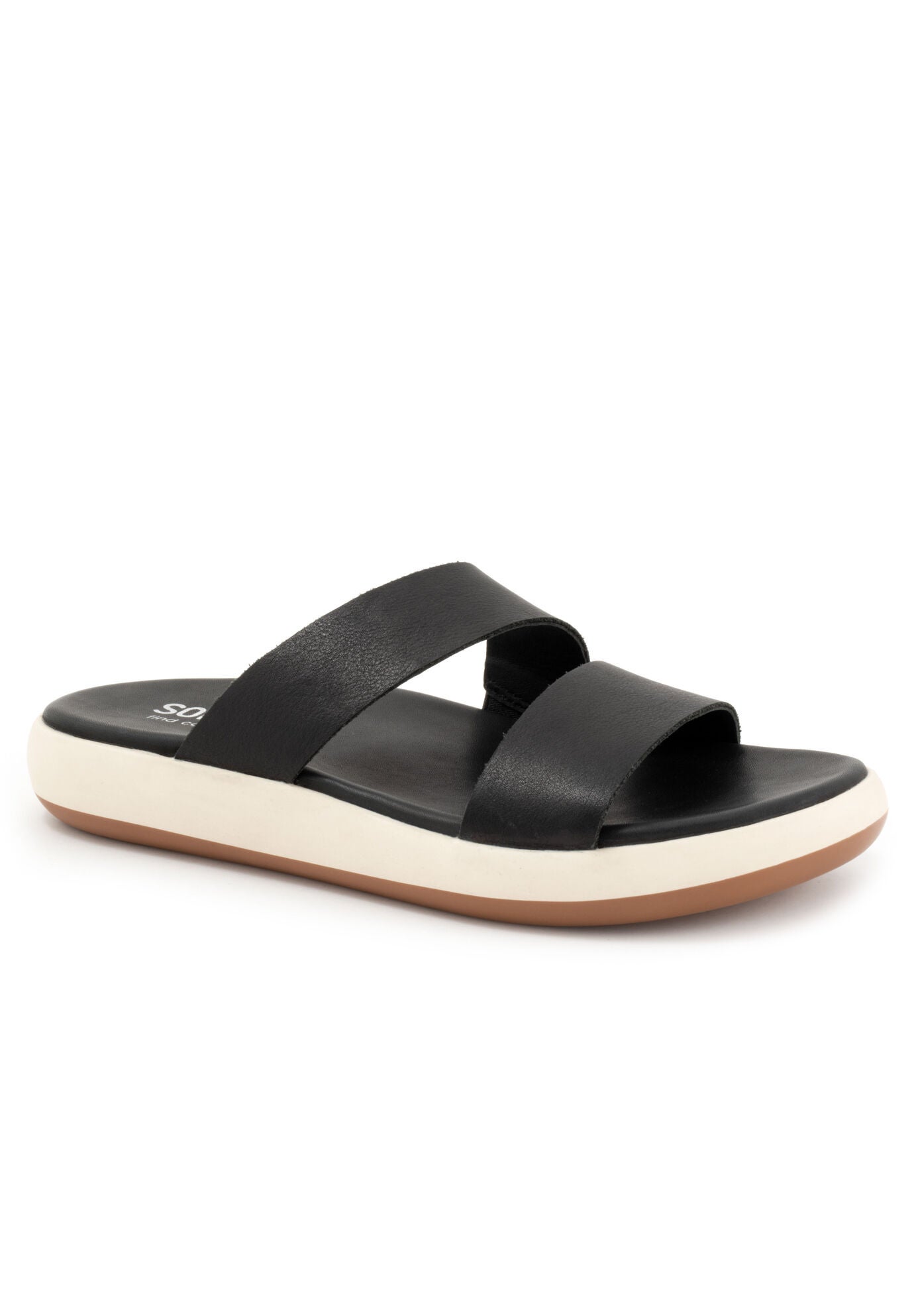 Jenna Slide Sandal, BLACK, hi-res image number 0