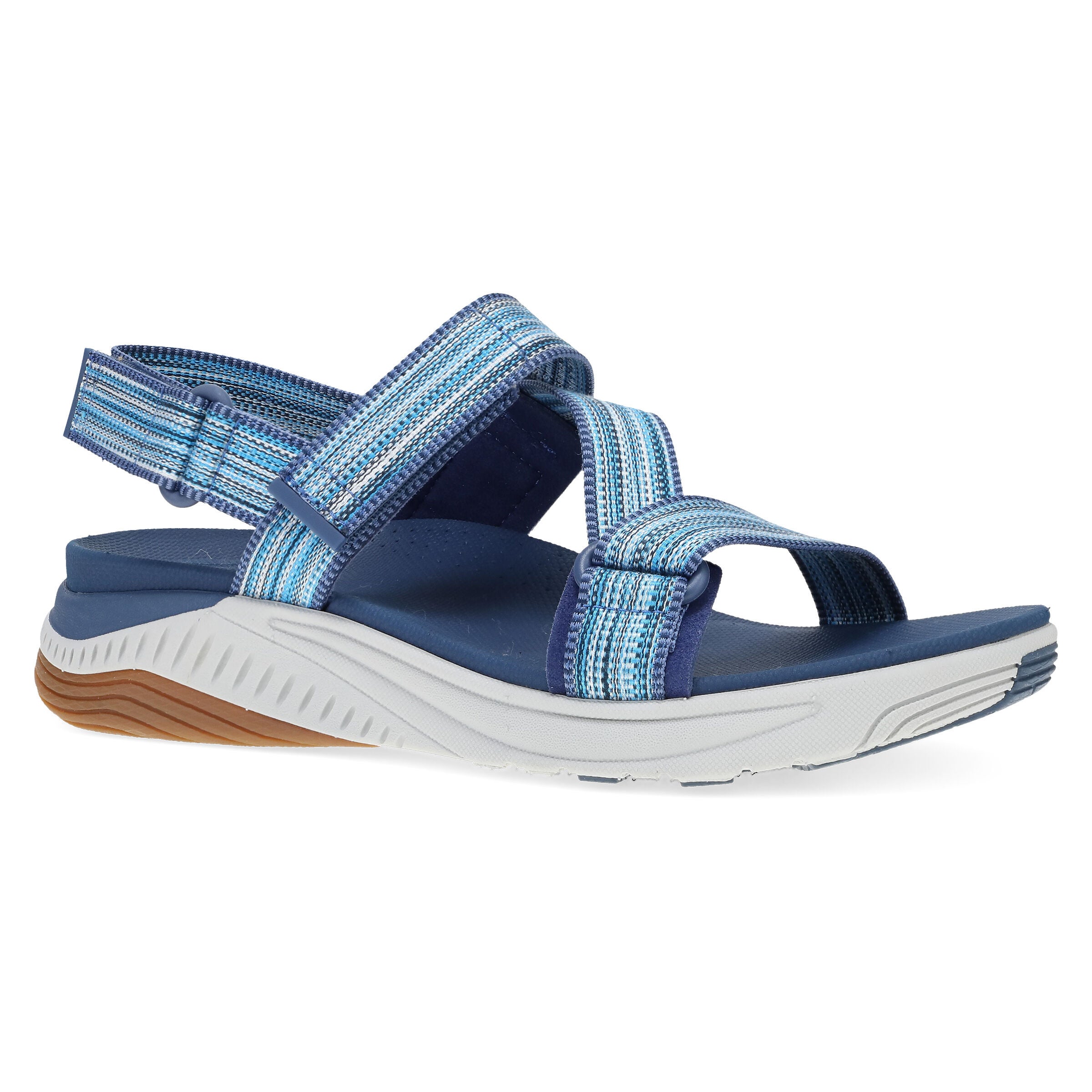 Rayna Webbing Sandal, BLUE MULTI, hi-res image number 0