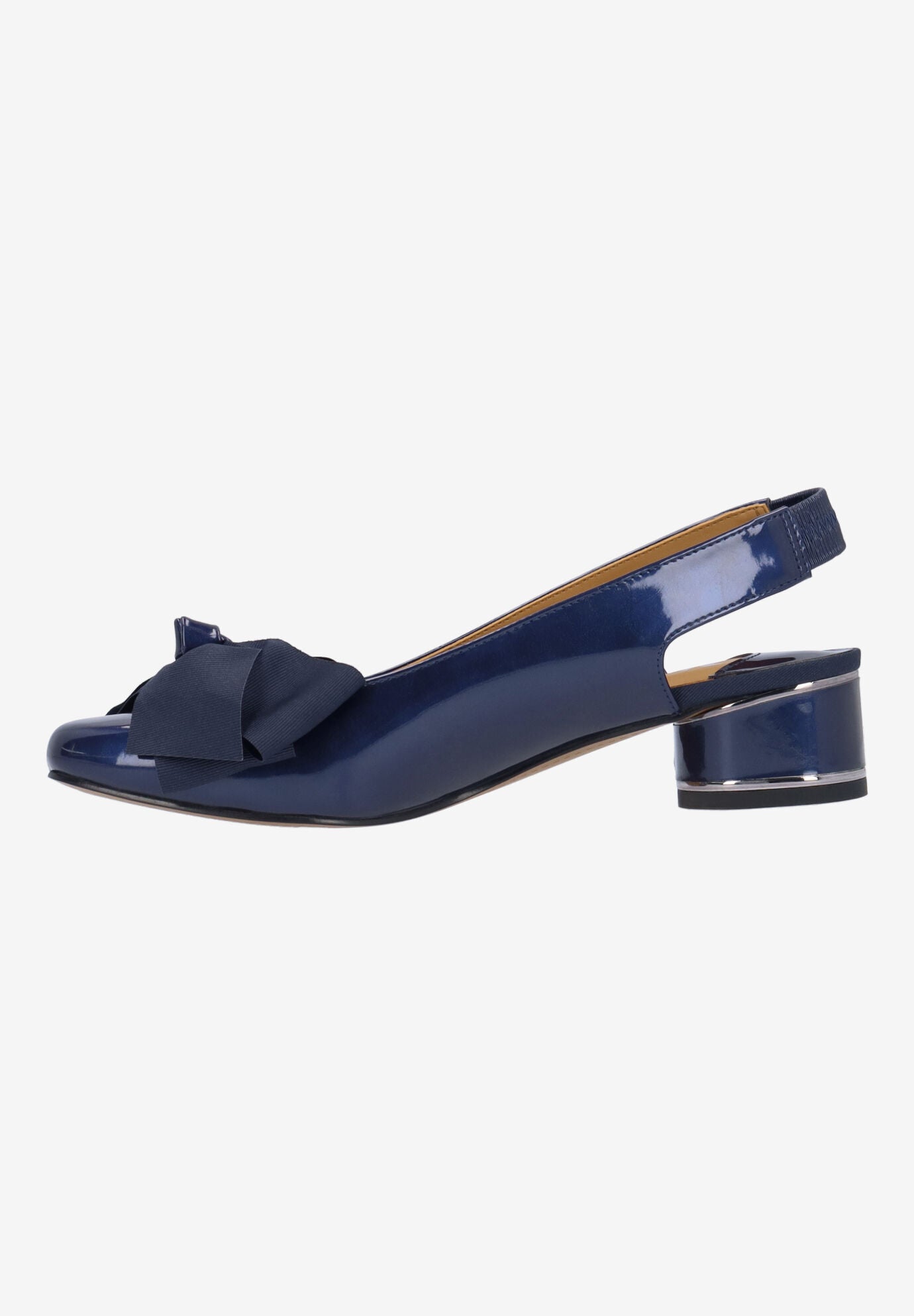 Lazule Sling Back Pump, NAVY, alternate image number 4