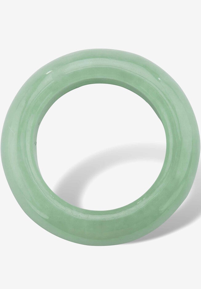 Genuine Green Jade Ring (8.5Mm) Jewelry, , on-hover image number null