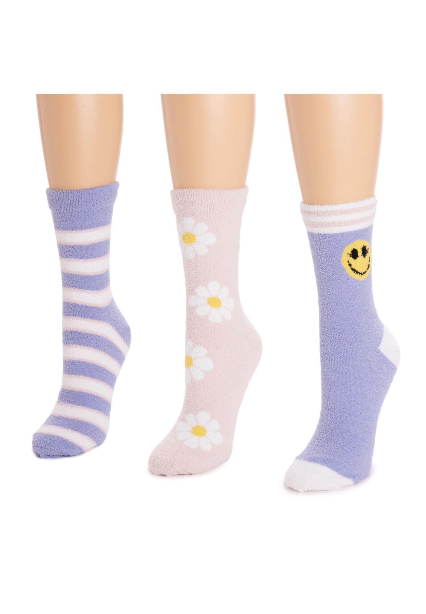 Women'S 3 Pack Cozy Compression Crew Socks, , on-hover image number 1