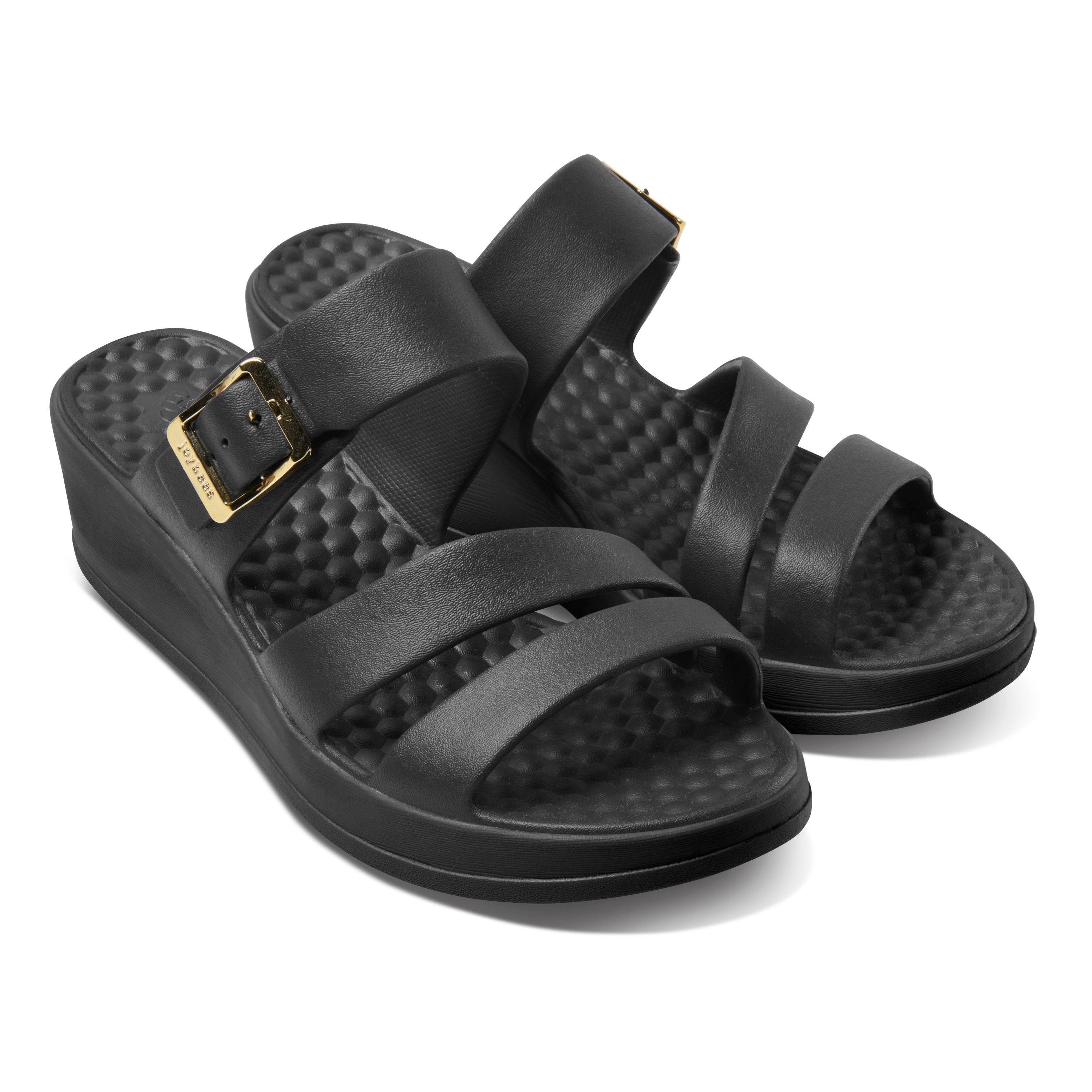 Soleil Wedge, BLACK, hi-res image number 0
