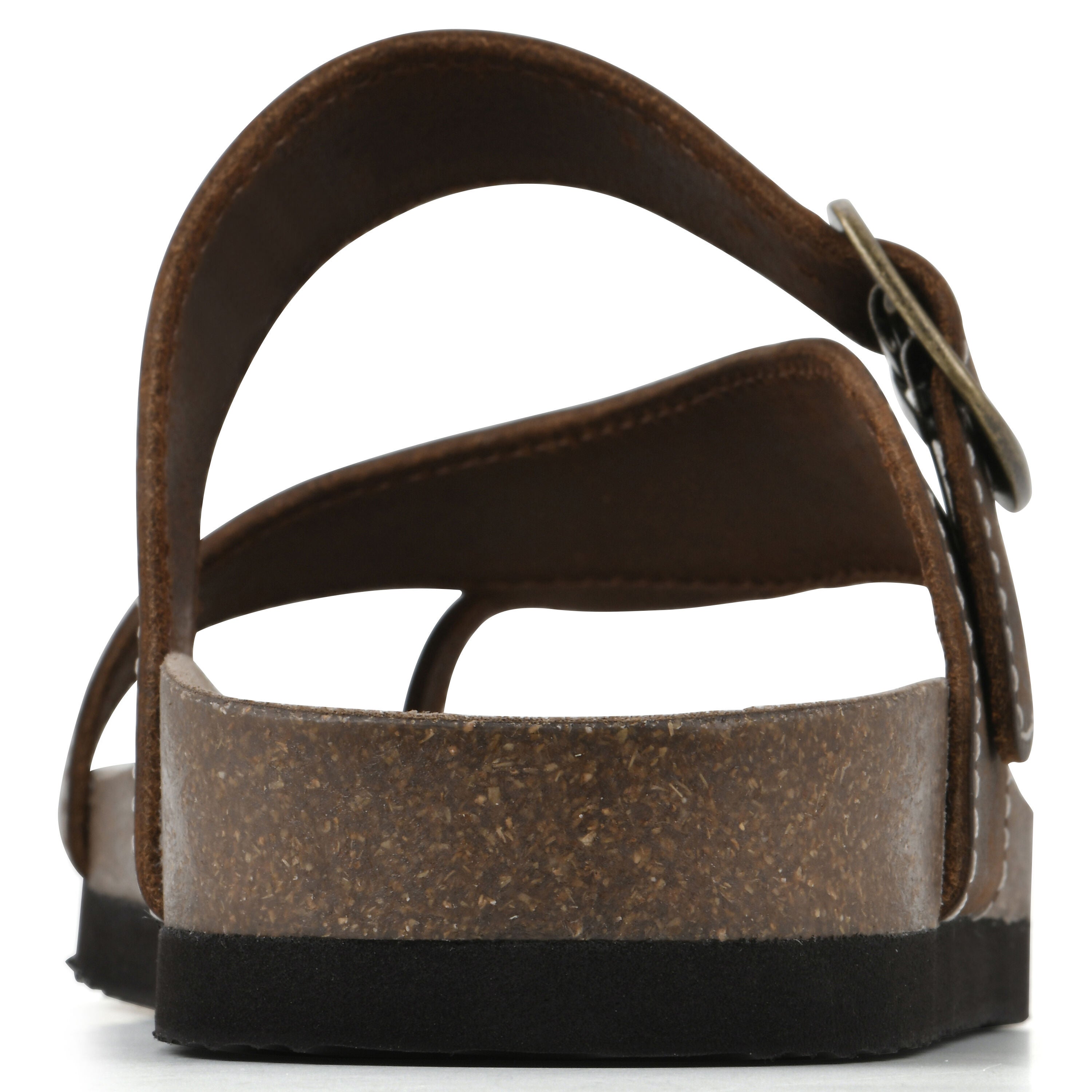 Carly Footbed Sandal, BROWN LEATHER, on-hover image number 1