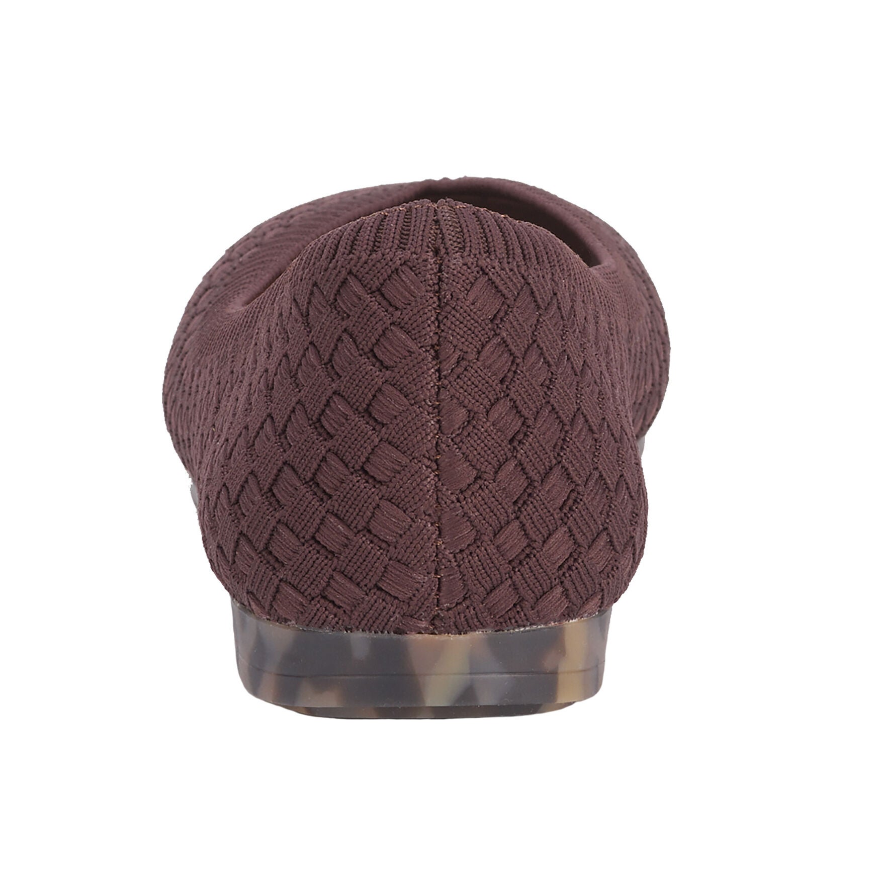 Niki Stretch Knit Flat, BROWN, on-hover image number 1