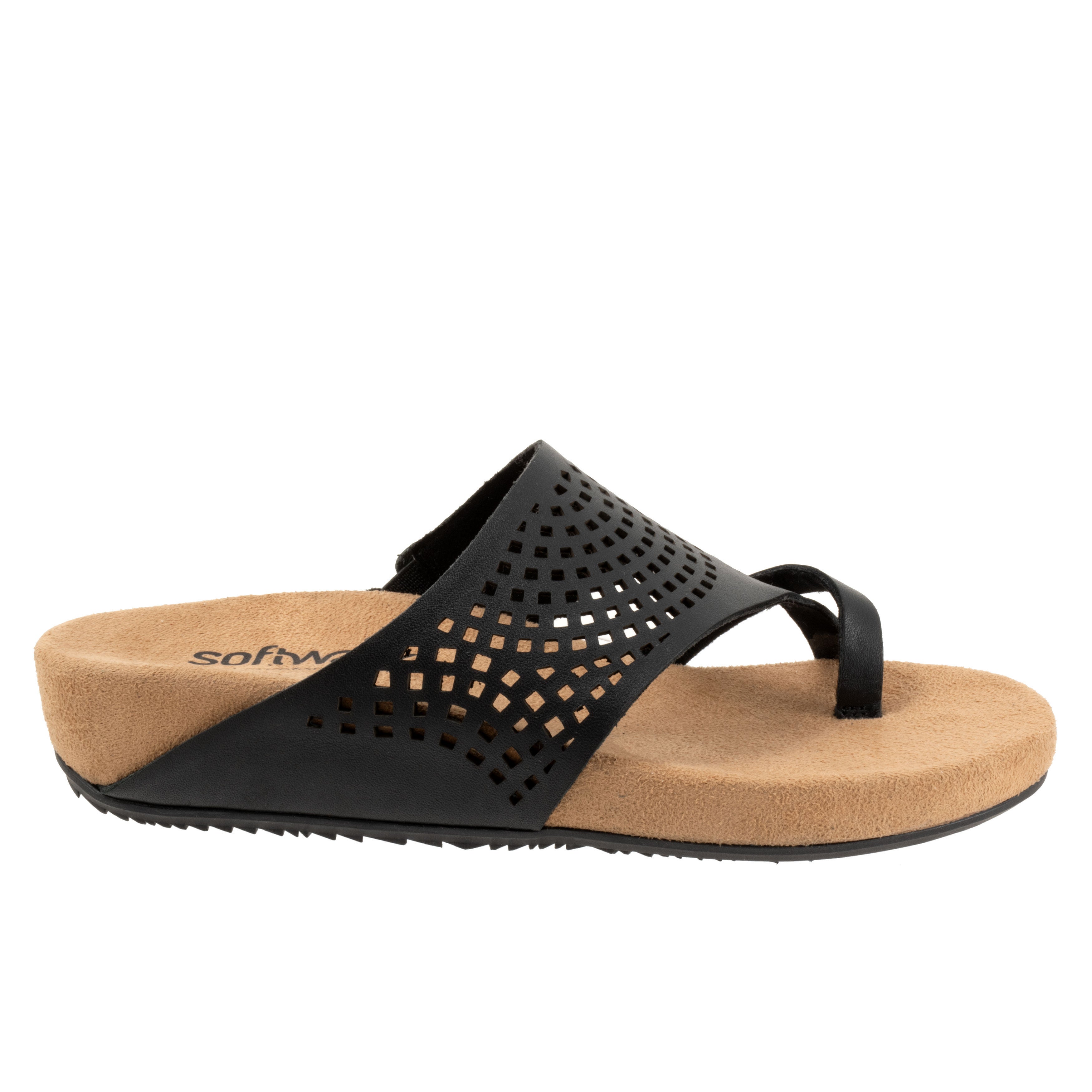 Blaine Perf Sandal, BLACK, alternate image number 4