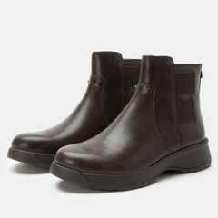 Jordyn Double Elastic Chelsea Boot With Heel Zipper