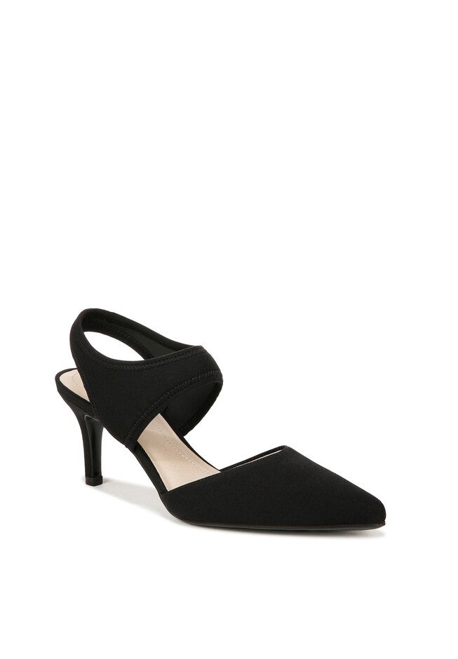 Sindie Slingback, BLACK FABRIC, hi-res image number null