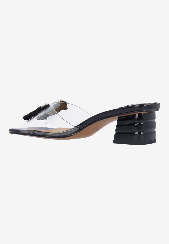 Pewdle Slip-On Sandal, CLEAR BLACK, on-hover image number null