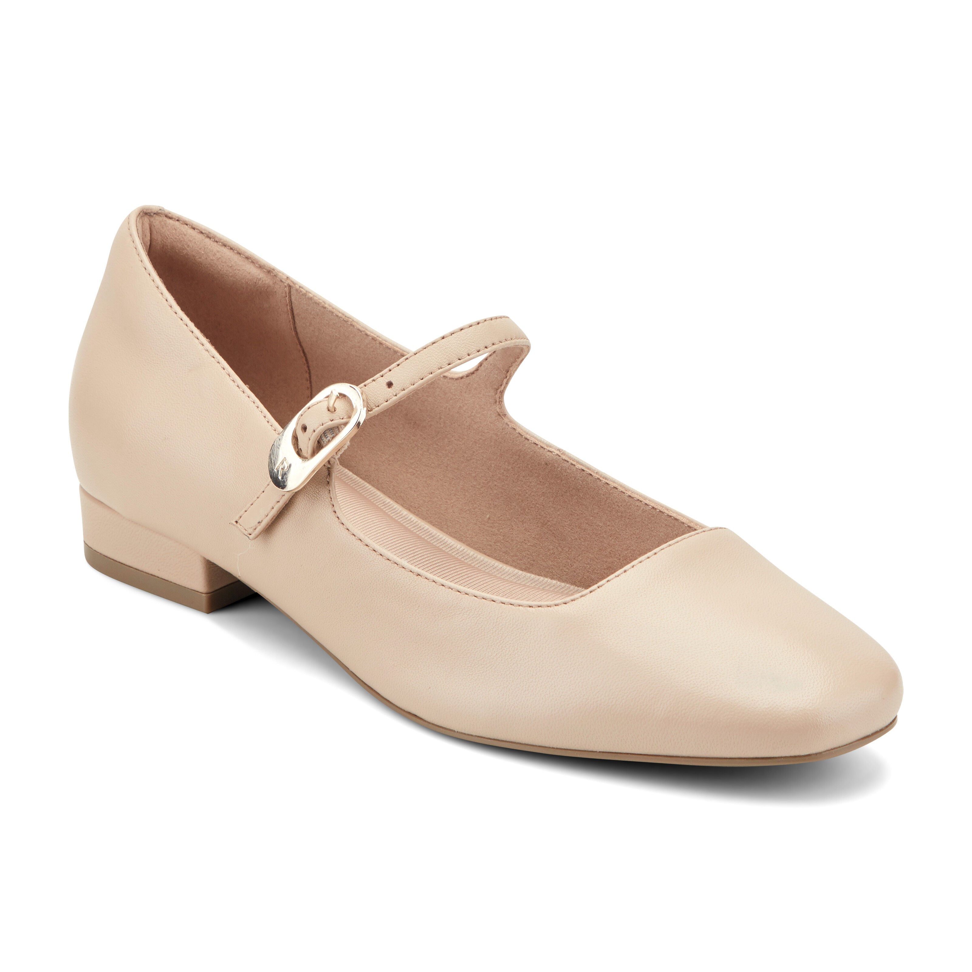 Niya Mary Jane Square Toe Dress Flats, NATURAL, hi-res image number 0