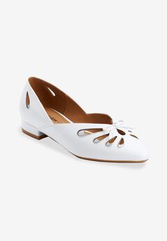 White Ballet Flats for Women