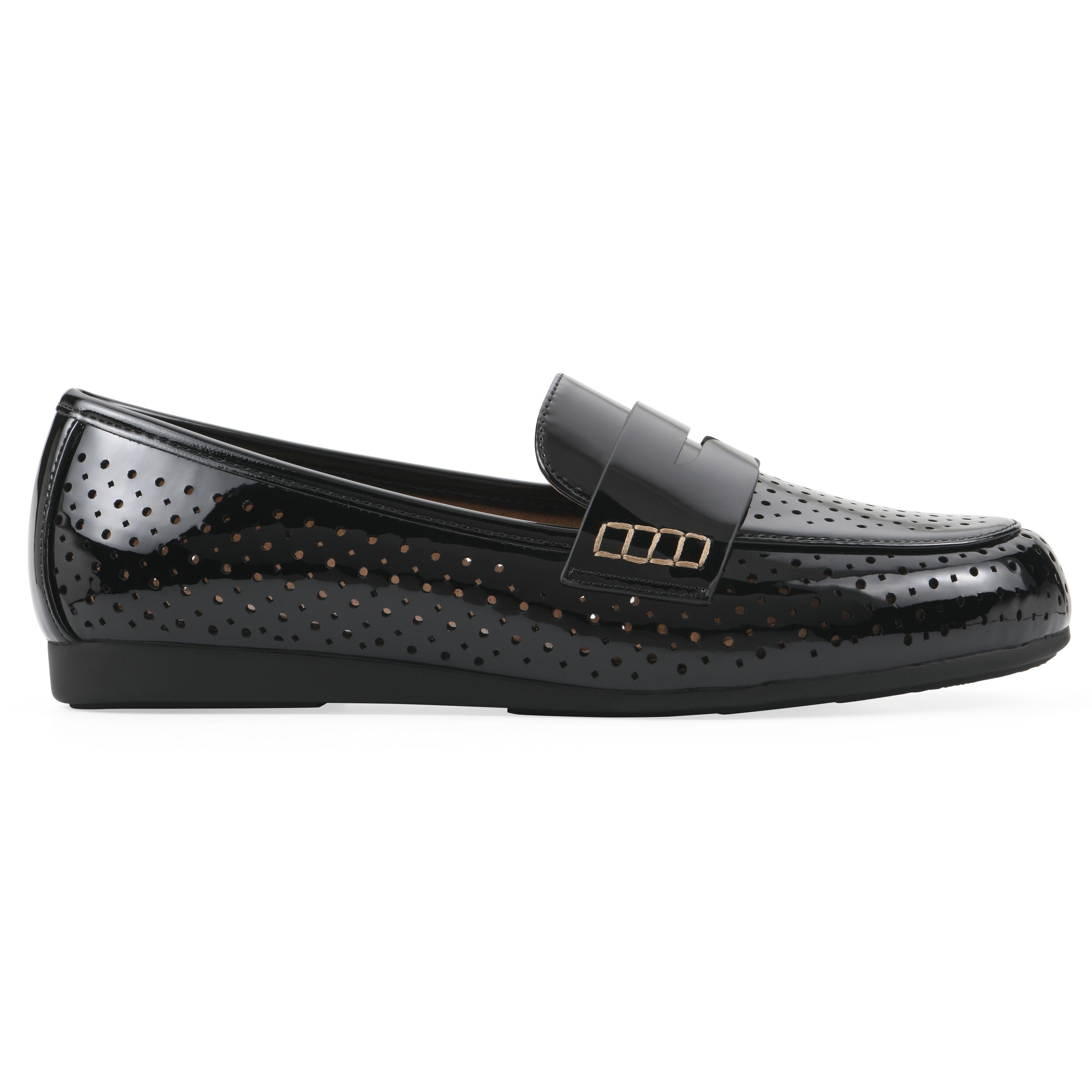 Wallace Moc Loafer, BLACK PATENT, alternate image number 2