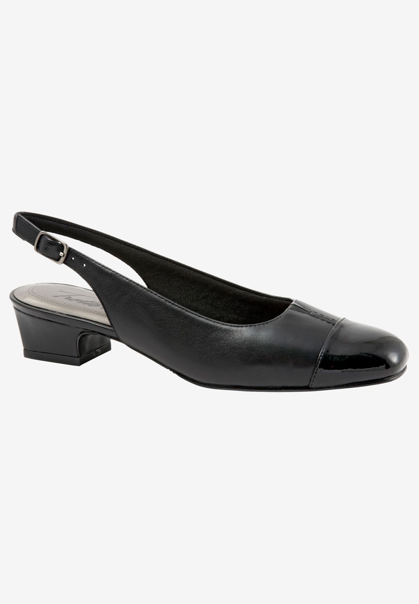 Dea Slingbacks by Trotters&reg;, BLACK BLACK PEARL, hi-res image number 0