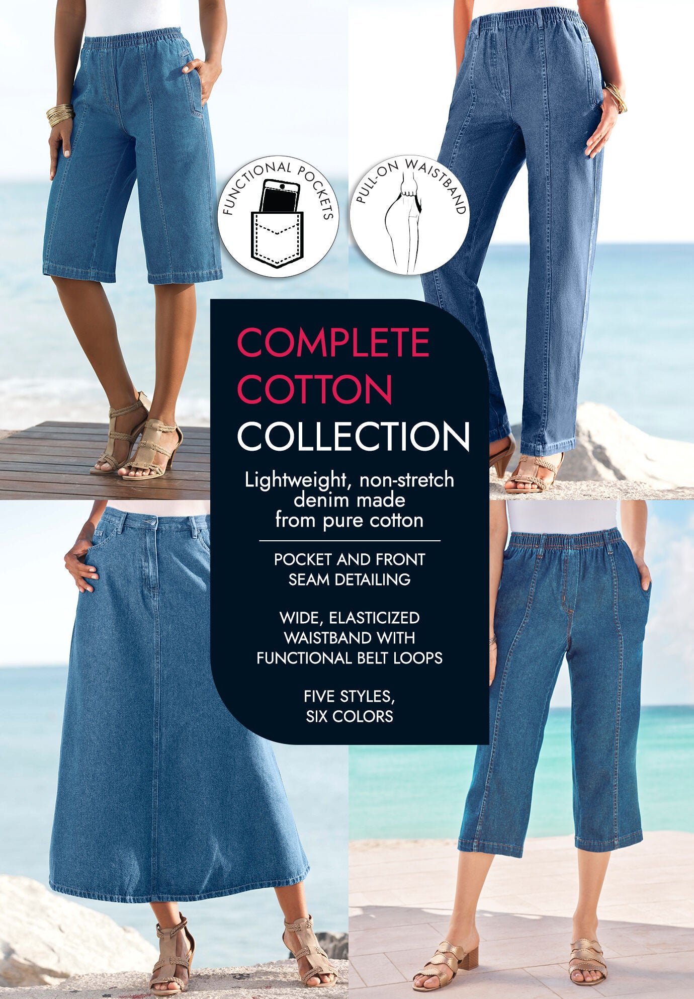 Plus Size Easy-Wear A-Line Skirt, , alternate image number 3