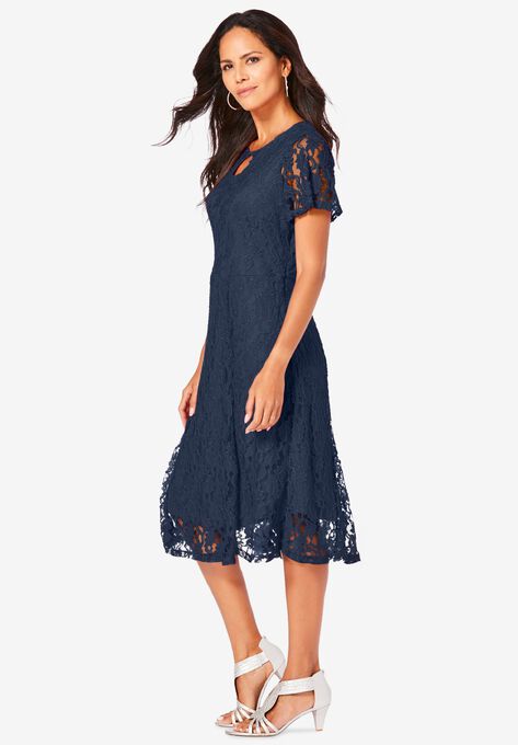 Keyhole Lace Dress, , alternate image number null